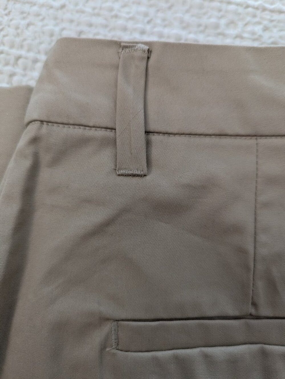 Culotte Pants Wide Leg Cotton Cropped Beige Casual Office Resortwear - Picture 13 of 14
